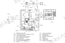 Схема подключения котла КВм с ТШПМ в промышленной отопительной котельной