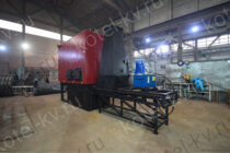 Котел промышленный отопительный твердотопливный с вихревой топкой